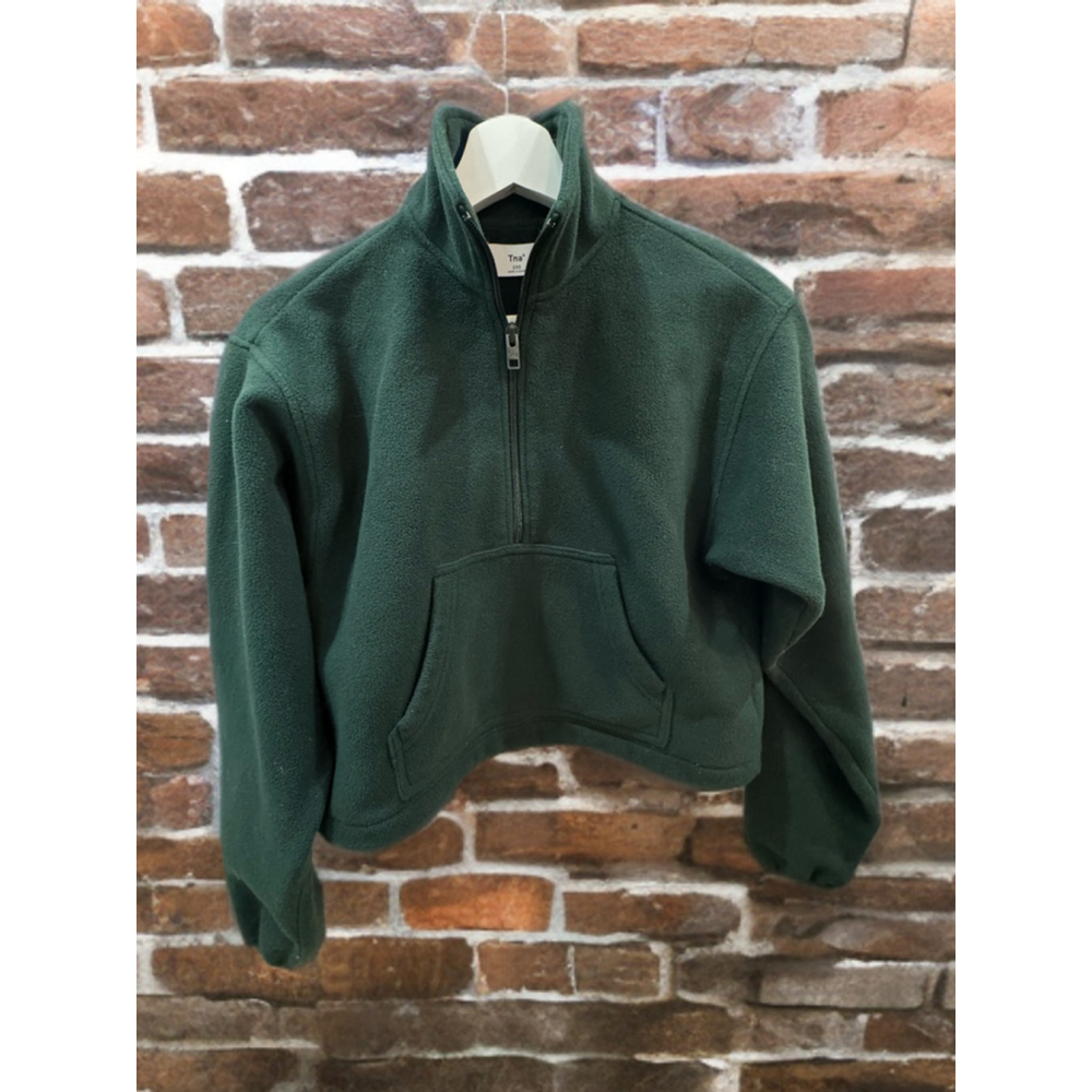 TNA Cropped 1/4 Zip Polar Fleece